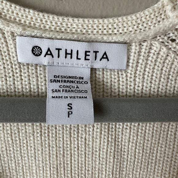 Athleta Hanover V neck sweater merino wool blend S - Picture 7 of 13